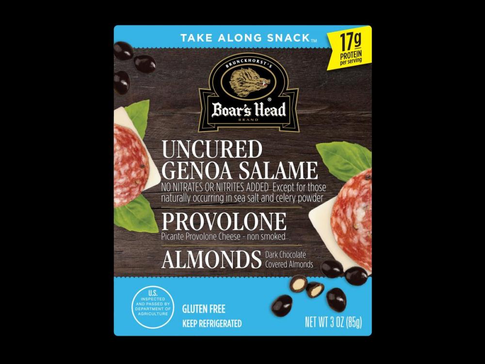 Uncured Genoa Salame, Picante Provolone Cheese & Dark Chocolate Covered