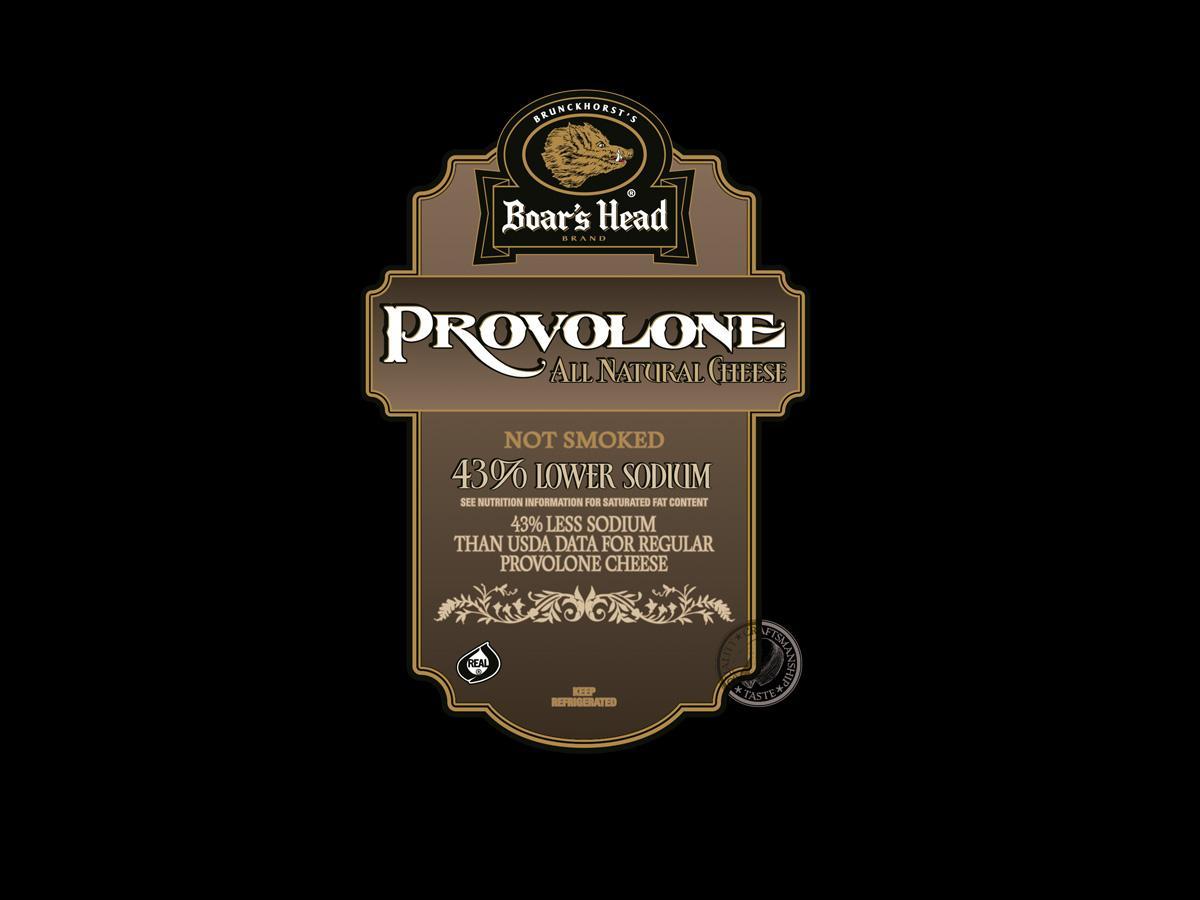 43 Lower Sodium Provolone Cheese Boar's Head