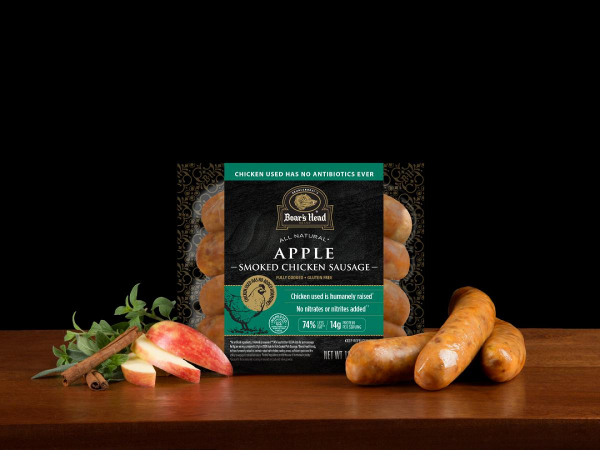 Products - Dinner Sausage - Organic Chicken & Apple Sausage