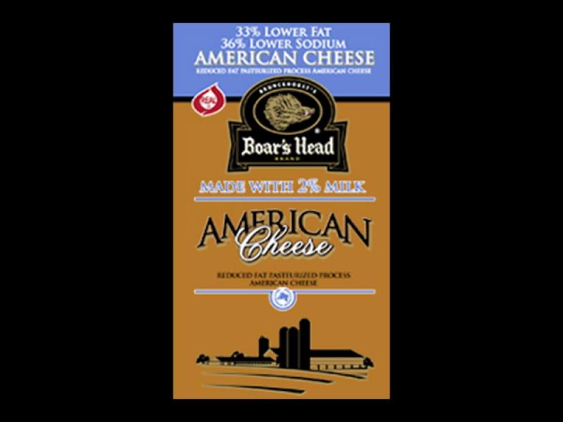 33% Lower Fat - 36% Lower Sodium Yellow American Cheese | Boar's Head