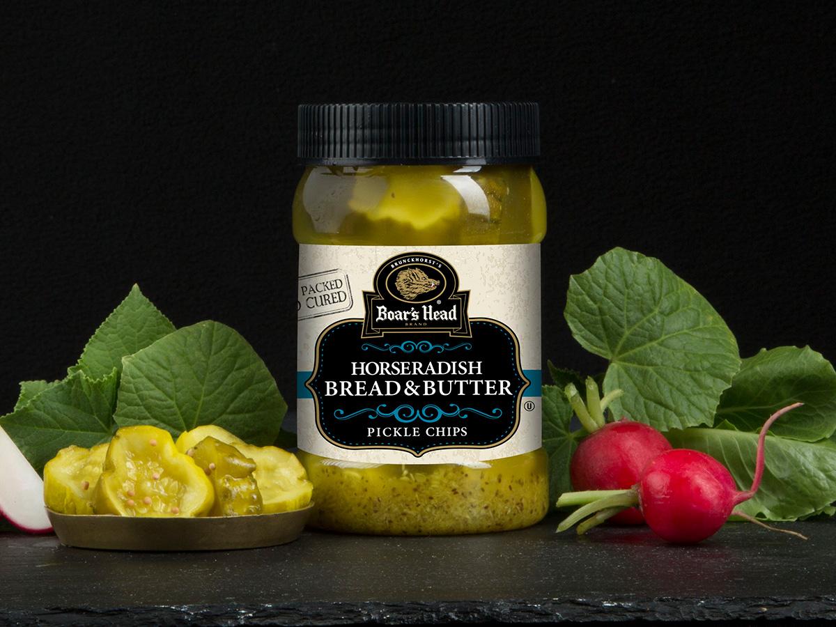 Horseradish Bread & Butter Pickle Chips  Boar's Head
