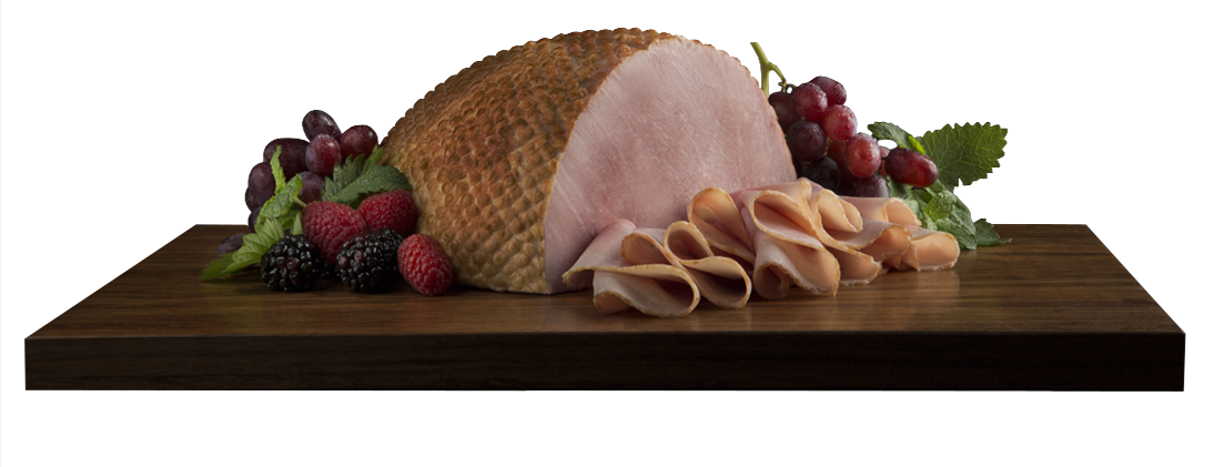 Vista de rebanado Sweet Slice® Boneless Smoked Uncured Ham