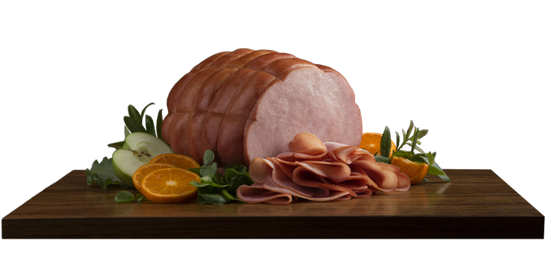 View of Sliced SmokeMaster Beechwood Smoked®  Black Forest Ham