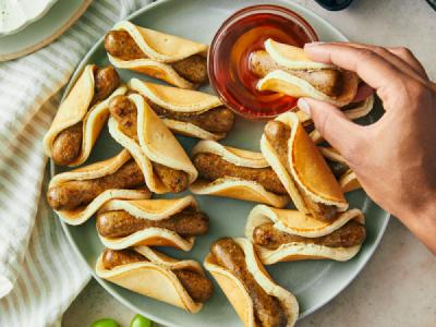 Sausage Pancake Dippers Recipe