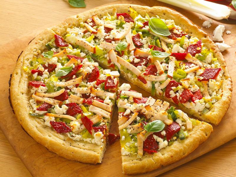 Everroast® Chicken Breast And Leek Pizza Recipe 