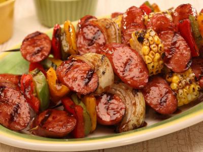 Sausage Kebabs - Budget Bytes