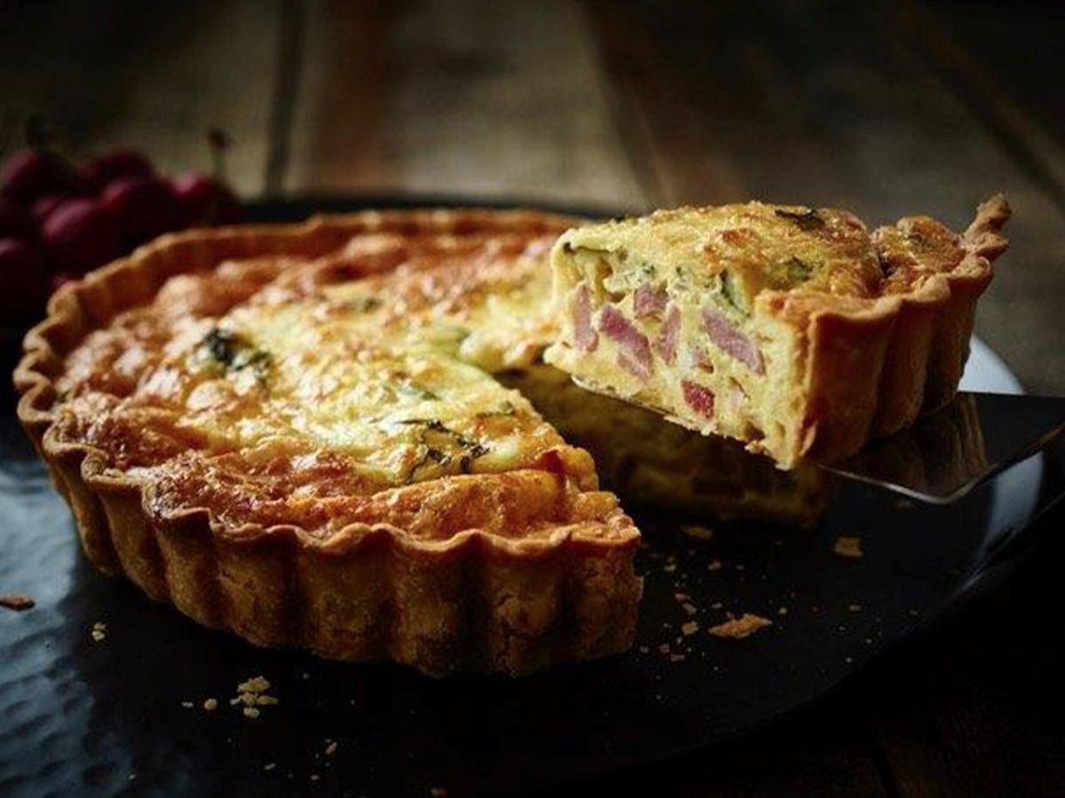 SmokeMaster® Black Forest Ham & Cheese Quiche Recipe 